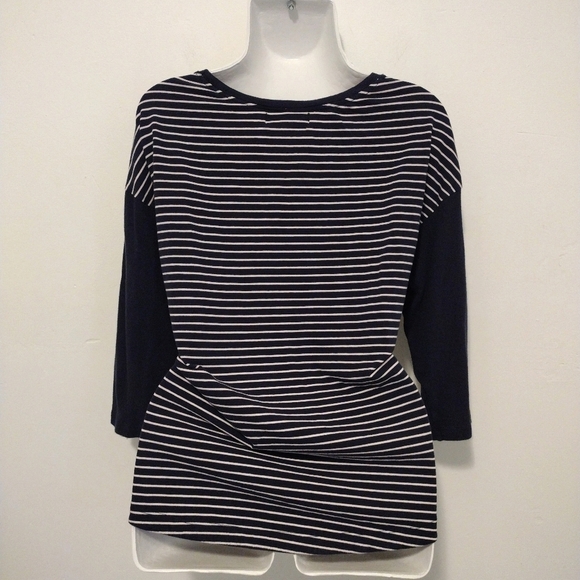 Lauren Active Ralph Lauren - Striped 3 Quarter Top - Picture 6 of 11